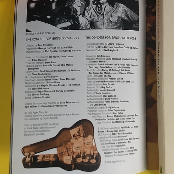 George Harrison: The Concert For Bangladesh DVD set - Picture 12 of 17